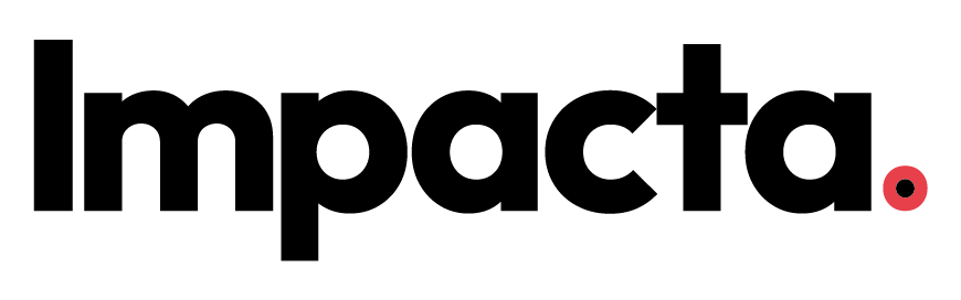 logo impacta negro