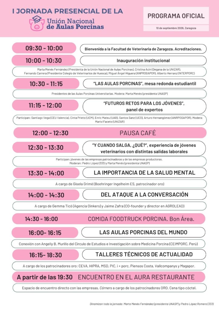 I Jornada Presencial de la Unión Nacional de Aulas Porcinas